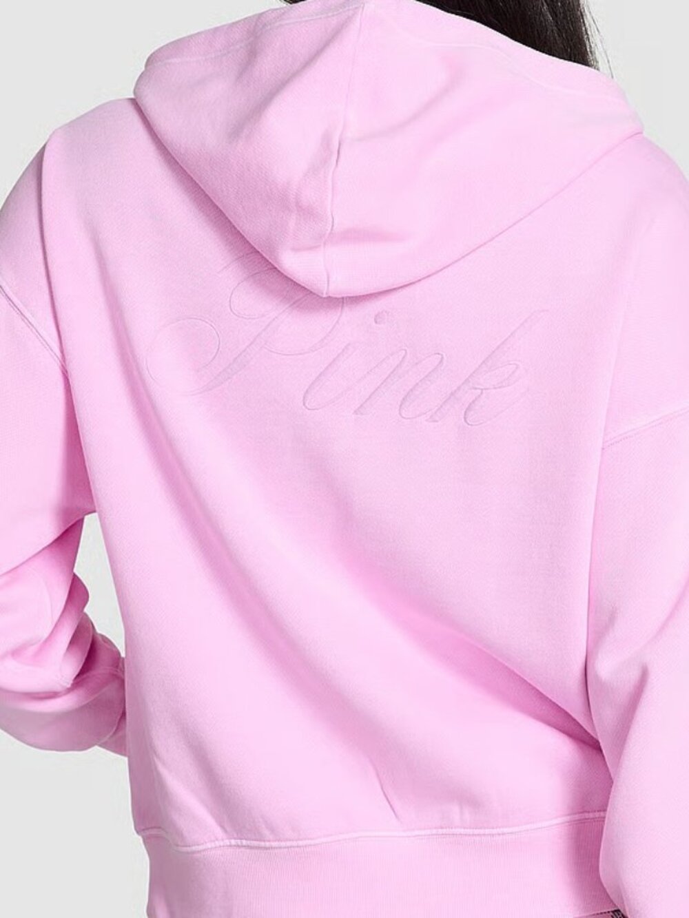 PINK Campus Fleece™ Full-Zip Hoodie, Hushed Lilac - SIZE XL - NWT - Picture 3 of 7